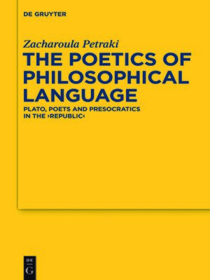 cover image of The Poetics of Philosophical Language